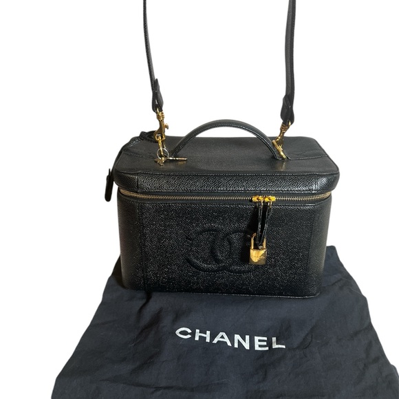 Chanel Large Vanity with Authentic Strap, COA - Picture 9 of 15